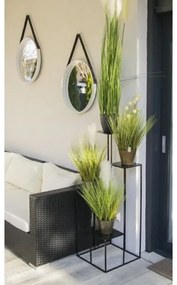 Stojan na kvety 110x40 cm čierna