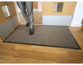 COBA Ekonomická polypropylénová čistiaca rohož, 90 x 150 cm, hnedá