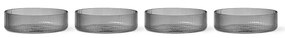 ferm Living Jedálenská misa Ripple šedá 12 cm 4 ks