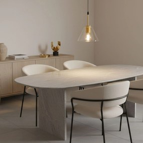 Toolight Toolight, závesné svietidlo 1xE27 APP1179-1CP, zlatá, OSW-40016