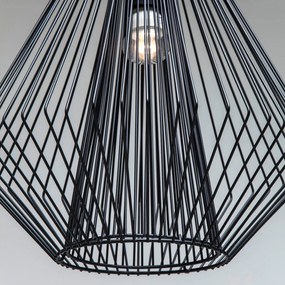 KARE Modo Wire závesná lampa Ø 31 cm čierna
