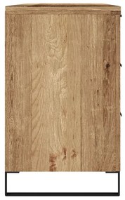 furniture-nabytek.cz - Masívna kúpeľňová skrinka Sydney z divokého dubu, olejovaná, hnedá – 138×45×74 cm