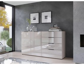 Krémová nízka komoda 184x102 cm Oakland – Germania