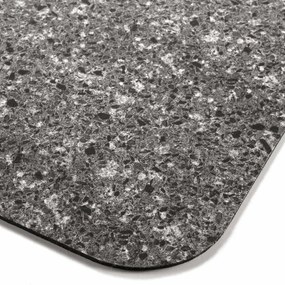 Antracitová kúpeľňová predložka 50x80 cm Granite – douceur d'intérieur