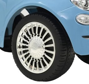 vidaXL Detské autíčko Fiat 500, modré-