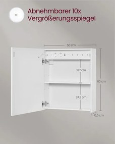 Zrkadlová skrinka BBK133W01
