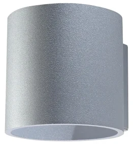 Sivé nástenné svietidlo Nice Lamps Roda