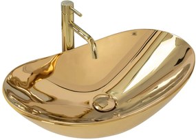 REA ROYAL GOLD 61x36 pultové umývadlo