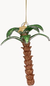 Ručne fúkaná vianočná ozdoba Palm Tree