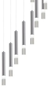 Luster na lanku ICE 12xLED/1W/230V