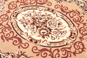 TA Koberec F739A TMAVOBÉŽOVÝ ATLAS PP Rozmer: 60x100 cm