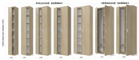 Nabytekmorava Sklápacia posteľ VS 3054 P - 200x160 cm farba lamina: buk/biele dvere