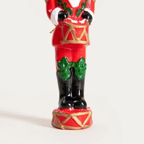 Závesná vianočná dekorácia EVI RED luskáčik 753756