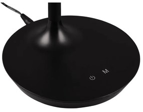 Čierna LED stolová lampa (výška 38 cm) Toro – Trio