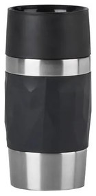 Tefal - Termohrnček 300 ml COMPACT MUG nerez/čierna