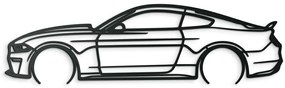 drevko Obraz na stenu Chevrolet Camaro Rozmer obrazu: 23 x 86 cm, Farba dekorácie: Čierna