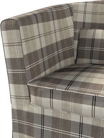 Poťah na kreslo Ektorp Tullsta farba produktu béžová látka zapletaná, vzorované