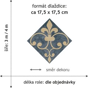 Beaulieu International Group, PVC podlaha - lino Livitex Retro 2791, na mieru, šíře 3m,4m, šedá, filc, chodba / predsieň