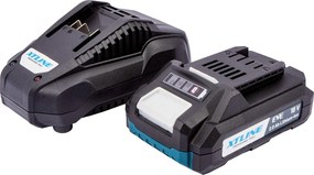 XTline Lítium-iónová akumulátorová batéria 18 V, 2,0 Ah EVE + nabíjačka 2,4 A