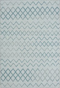 My Flair, Kusový koberec Illusio grey – na von aj na doma, 160x230, modrá, chodba / predsieň