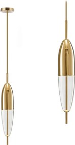 Toolight Toolight, LED závesné svietidlo, APP310-1CP, zlatá, OSW-08553