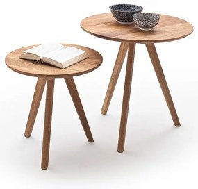 Sada 2 ks konferenčných stolíkov VEYLOR, dub