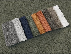 Zelená rozkladacia/s úložným priestorom rohová pohovka z textílie buklé (pravý roh/s leňoškou) Montaigne – Bobochic Paris