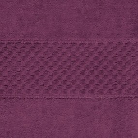 KÚPEĽŇOVÁ PODLOŽKA JESSI (09) 50X70 CM BORDOVÁ
