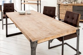 Jedálenský stôl Factory 200 cm - akáciový teak
