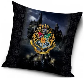 Vankúš Harry Potter - motív "Na loďkách do Rokfortu" - 40 x 40 cm