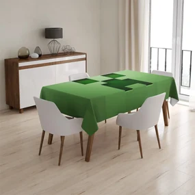 Sablio Obrus Green Blocks - 130x130 cm