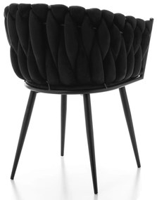 JAKS Jedálenská stolička latina čierna