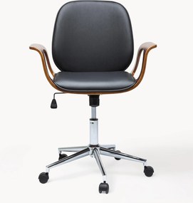 Výškovo nastaviteľná kancelárska stolička z umelej kože Patron