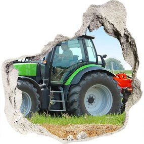 Diera 3D fototapety na stenu Traktor na poli nd-p-71871011