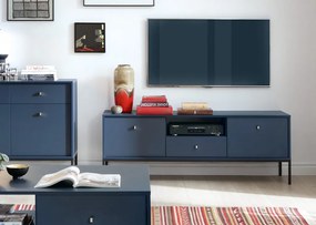 TV skrinka Mono, tmavo modrá
