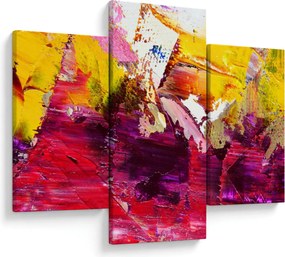 Obraz abstrakcie - maľba (90x60 cm)