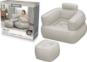 Nafukovacie kreslo svetlé Bestway 75137