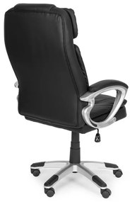 Ergonomická kožená kancelárska stolička s dvojitou výplňou