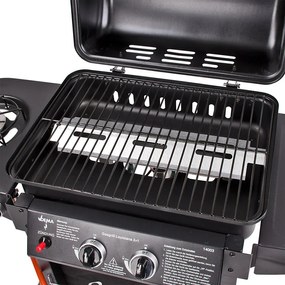 DEMA Plynový gril záhradný 2+1 horáky 8,7 kW Louisiana