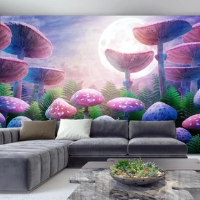 Fototapeta - Huby pri splne, grafika (147x102 cm)