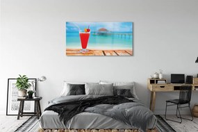 Obraz plexi Koktejl pri mori 125x50 cm