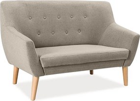 Béžová 2miestna pohovka AMBER