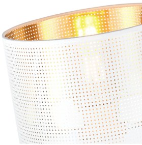 Závesné svietidlo Asti0, 1x biele PVC tienidlo, (fi 20cm), g, b