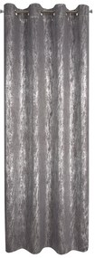 ZATEMŇOVACÍ ZÁVES NA KRÚŽKOCH ELISE 140X250 CM SIVÁ