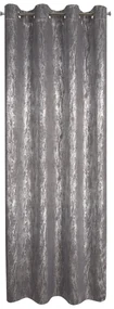 ZATEMŇOVACÍ ZÁVES NA KRÚŽKOCH ELISE 140X250 CM SIVÁ