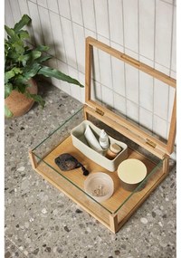 Dekoratívny kovový úložný box s vekom District - Hübsch