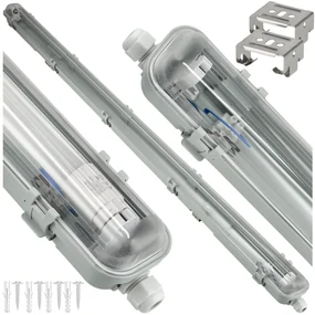 BERGE Svietidlo pre LED trubice BRGTRU080 - T8 - 1 x 150cm - 230V - IP65 - ver2