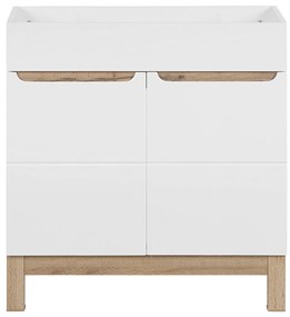 Kúpeľňová stojaci skrinka pod umývadlo BALI biela 80 cm