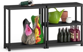 KIS-KETER Tribac 009980BK01 Regál s 5 policami, šírka 90 cm