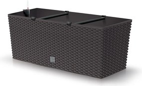 Truhlík RATAN CASE tmavohnedý